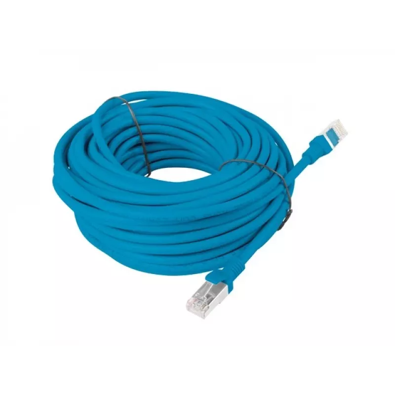 LANBERG PATCH KÁBEL RJ45 CAT. 6 UTP 15M MODRÝ