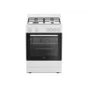 INDESIT sporák | I6G5KCW | typ varnej dosky plynová | typ rúry elektrická | biela | šírka 60 cm | funkcia grilu | hĺbka 60 cm | 72 L
