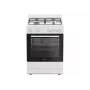 INDESIT sporák | I6G5KCW | typ varnej dosky plynová | typ rúry elektrická | biela | šírka 60 cm | funkcia grilu | hĺbka 60 cm | 72 L
