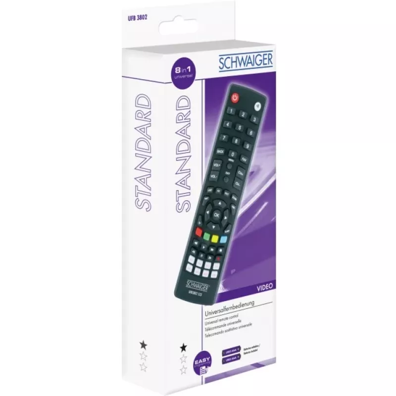 Univerzálny diaľkový ovládač Schwaiger UFB3802533