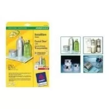 Tlačové etikety transparentné Avery L7783-25