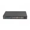 Lanberg RSFE-16P-2C-250 nespravovaný PoE+ prepínač, 16x 10/100 PoE+, 2x Gigabit Combo, 250 W, 1U rack