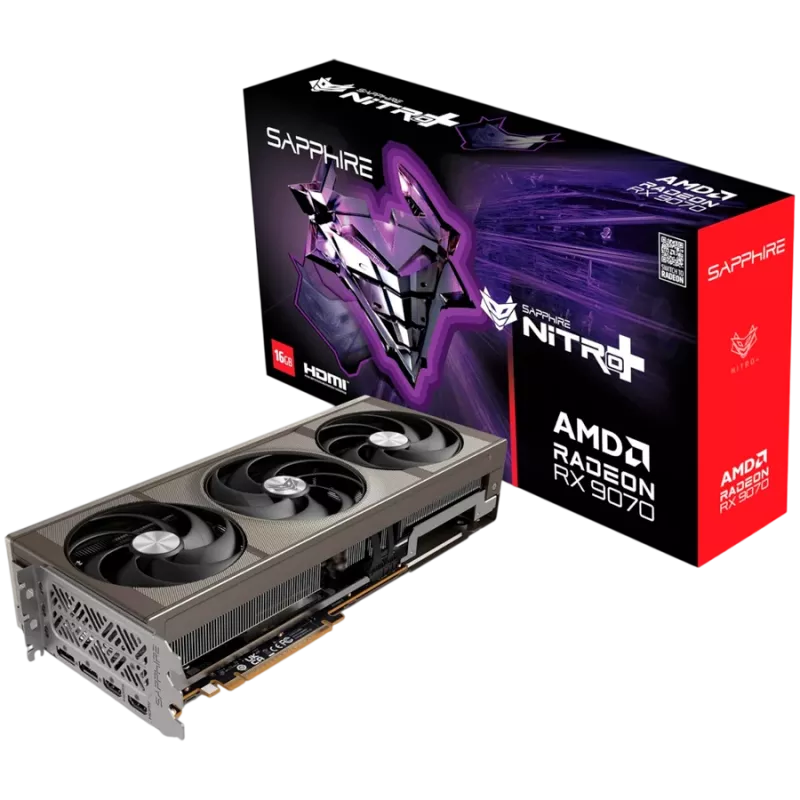 SAPPHIRE NITRO+ Radeon RX 9070 16GB GDDR6 grafická karta