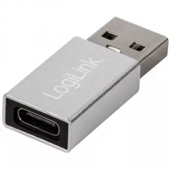 LogiLink AU0056 USB 3.2 Gen 1 adaptér USB Type-C konektor samica strieborná