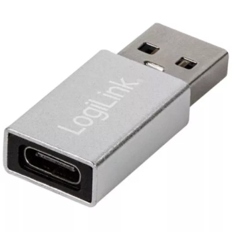 LogiLink AU0056 USB 3.2 Gen 1 adaptér USB Type-C konektor samica strieborná