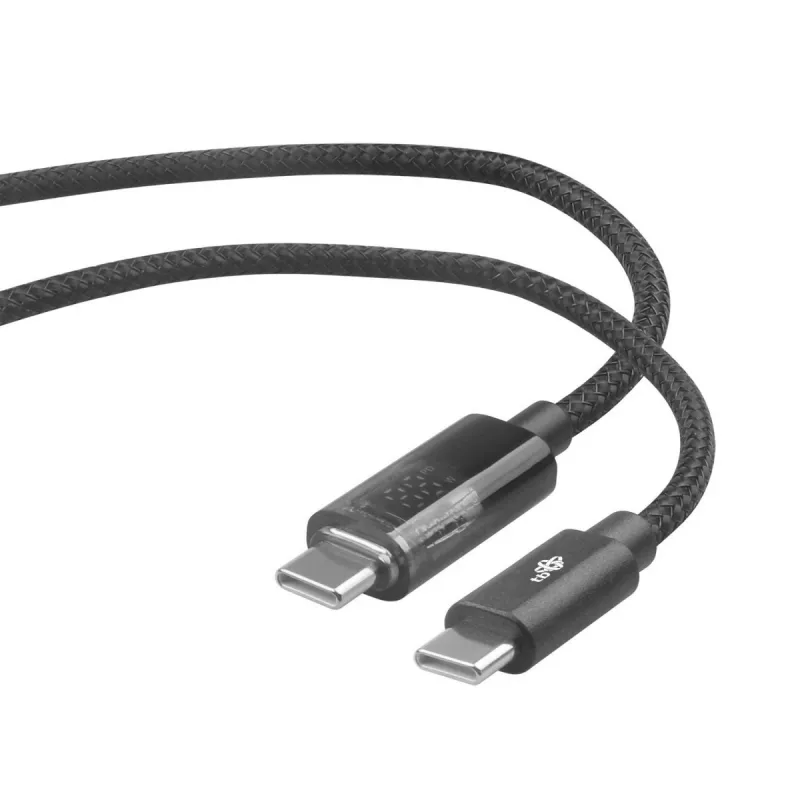 USB-C kábel TB AKTBXKUCCIND10B 1 m 100 W s LED indikátorom nabíjania