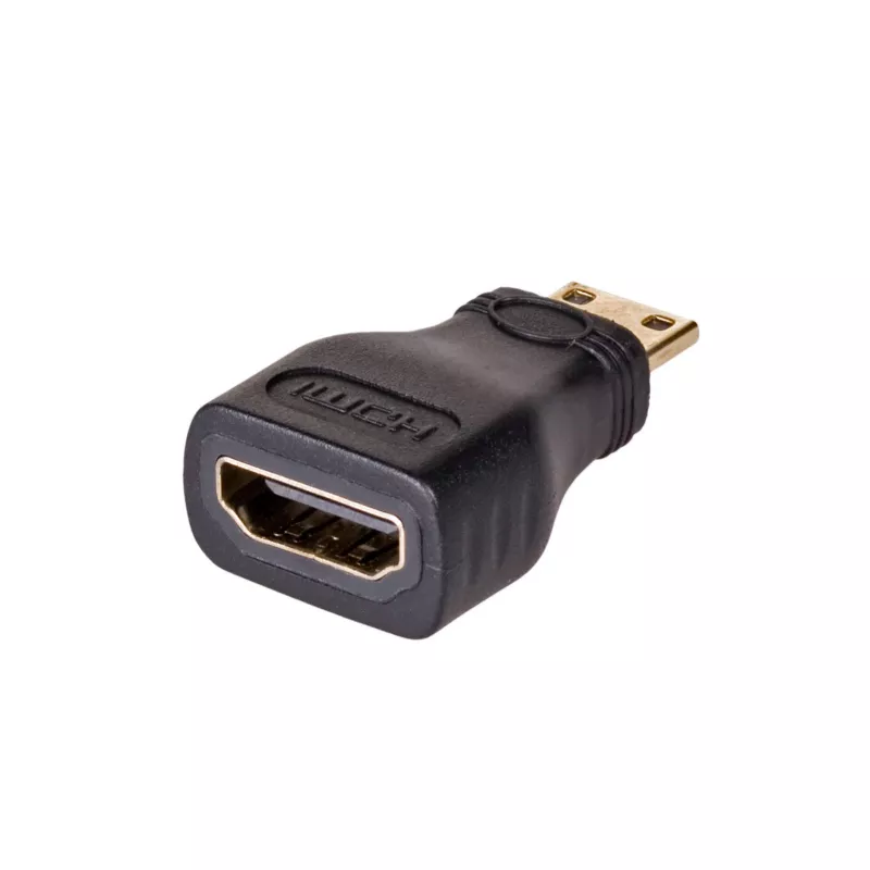 Akyga AK-AD-04 HDMI adaptér, HDMI konektor samica na Mini-HDMI konektor samec, čierny