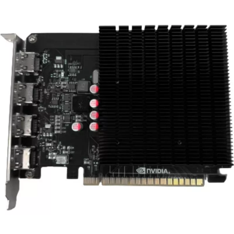 Biostar VN7313TG46 GeForce GT 730 grafická karta, 4 GB, 4x HDMI, pasívne chladenie