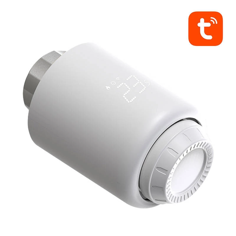 Inteligentný termostatický ventil radiátora Avatto TRV07 Zigbee 3.0 — termostatický ventil pre radiátory, Zigbee 3.0