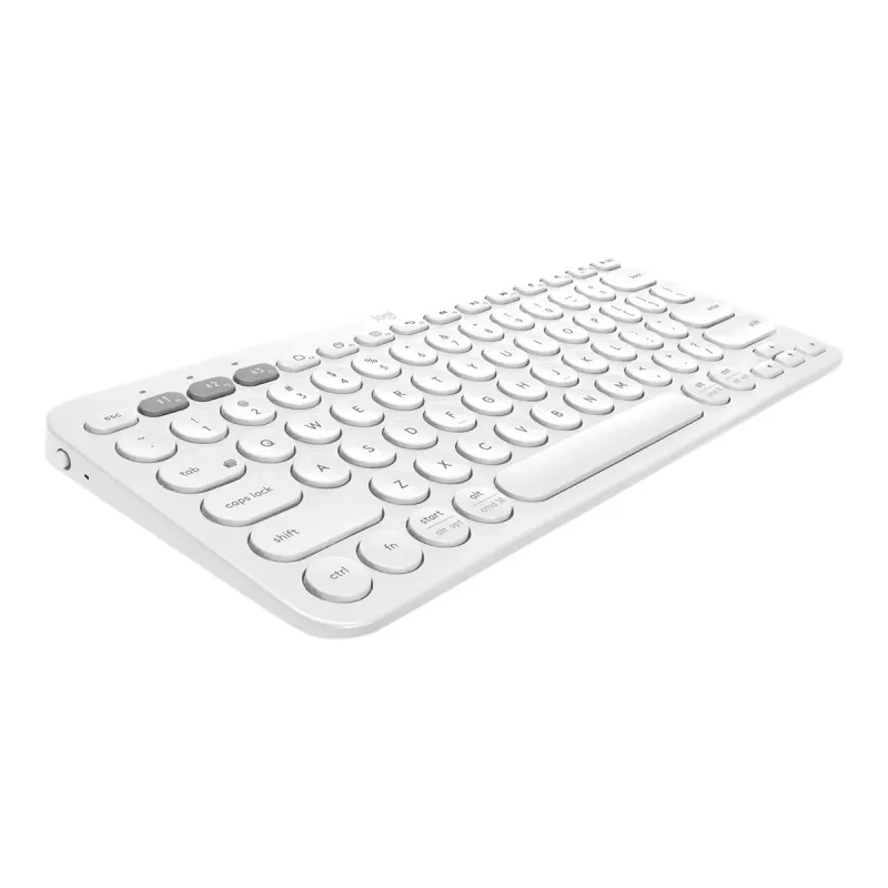 Logitech Multi-Device K380 - klávesnica - bezdrôtová - Bluetooth 3.0 - nemecká - Off-White