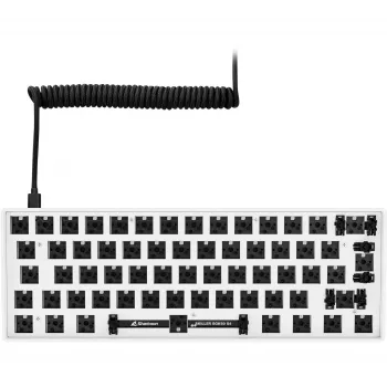 Sharkoon Skiller SGK50 S4 Barebone klávesnica herná USB biela