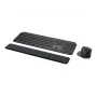 Logitech MX Keys Combo for Business – sada klávesnice a myši – podsvietená – bezdrôtová – Bluetooth LE – QWERTY – GB – grafitová