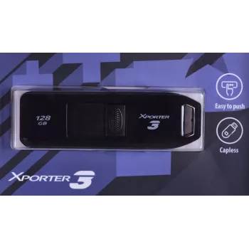 USB flash disk PATRIOT Xporter 128 GB USB Type-A 3.2 Gen 1 (80 MB/s) Slider čierny