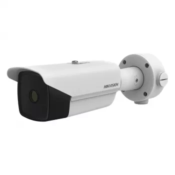 Hikvision DS-2TD2138-7/QY – termálna kamera / sieťová bezpečnostná kamera – bullet – farba – 1280 x 720 (optická) / 384 x 288 (termálna) – pevná ohnisková vzdialenosť – audio – Composite – LAN 10