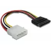 Napájací kábel SATA HDD DeLOCK B40160100 4-pin samec rovný 0,12 m