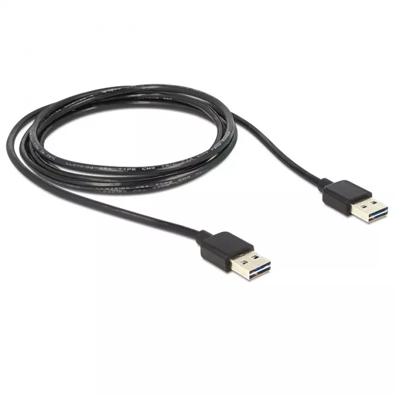 USB kábel DeLOCK 85556 USB 2.0 2 m čierny