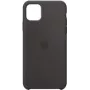 Apple - ochranné puzdro na mobilný telefón - silikón - čierne - pre iPhone 11 Pro Max (MX002ZM/A)
