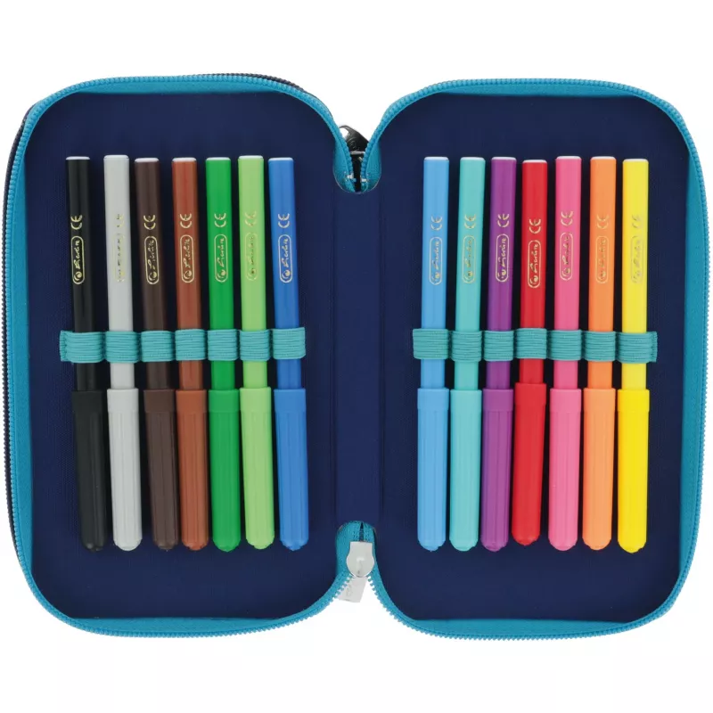 Herlitz TriCase Deep Ocean 31 ks modrá polyester 190x70x115 mm