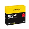 INTENSO DVD+R 4,7 GB 16x potlačiteľné balenie 10 ks Slimcase, 120 mm