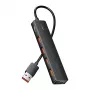 USB 3.2 Gen 2 5-in-1 multiport hub Vention CHOBB — 5 portov (4× USB 3.2 Gen 2 Type-A, 1× USB 3.2 Gen 1 Type-A), 0,15 m, ABS, čierny