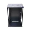Nástenný rack Extralink 18U 600x450 čierny