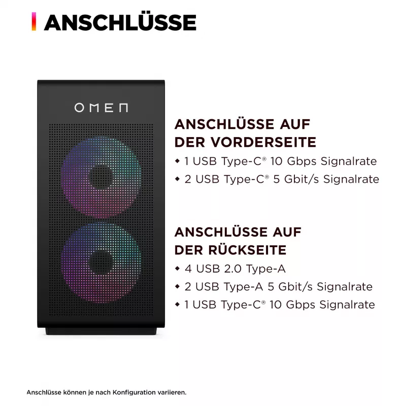 HP OMEN 35L GT16-0065ng AMD Ryzen™ 7 8700F herný PC