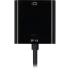 DisplayPort 1.2 > DVI24+1 konvertor, kábel čierny, 15 cm