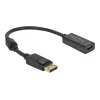 Adaptér DisplayPort 1.2 konektor samec na HDMI konektor samica 4K DeLOCK 63559