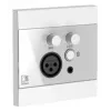 AUDAC WP225/W audio konvertor oceľ, biela