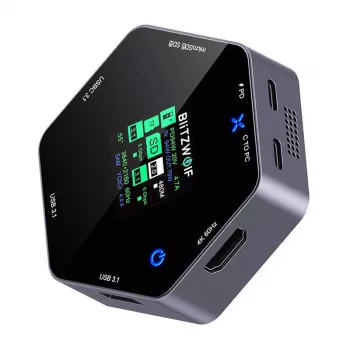 Dokovacia stanica BlitzWolf BW-TH16 8in1 USB 100W s LCD Smart Display