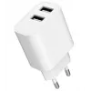 Nabíjačka Gembird TA-UC-2A12-01 interiérová AC 2.4A 2 USB biela