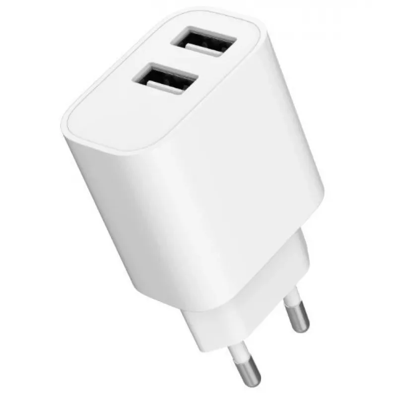 Nabíjačka Gembird TA-UC-2A12-01 interiérová AC 2.4A 2 USB biela