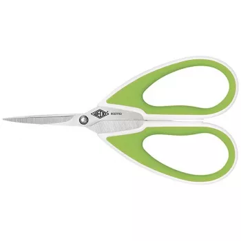 Nožnice WEDO 975 4060 rovný strih zelená biela 215 mm