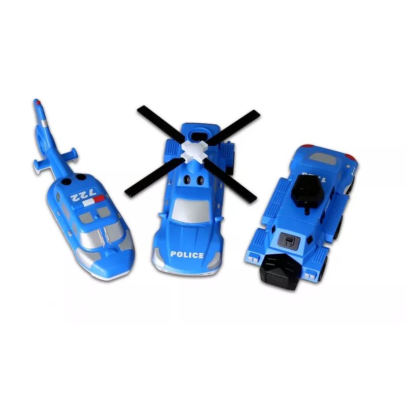 Sada vozidiel Popular Playthings Mix or Match Vehicles Police