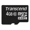 Flash pamäť Transcend 4GB MicroSDHC Class 10 TS4GUSDC10
