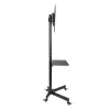 TV stolík/rolovací vozík s kolieskami + rukoväť 23-55 25 kg S-09