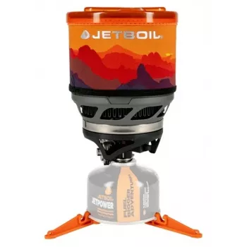 Prenosný grilovací varič Jetboil MiniMo – kompaktný ľahký kempingový varič s integrovaným Fluxring horákom a reguláciou mierneho varu