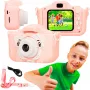 Extralink H28 SINGLE PINK – detský digitálny fotoaparát v ružovej/bielej, pre deti od 3 rokov