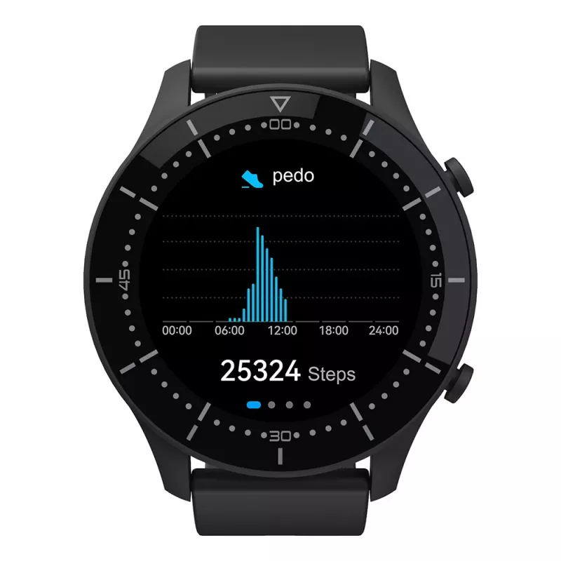 Smartwatch MEDIA-TECH MT870 — 1,3 palca (3,3 cm) IPS dotykový displej, 51 mm puzdro, Bluetooth, čierna