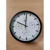 NeXtime hodiny 2635zw Wetterstation, Ø34 cm, nástenné, čierna