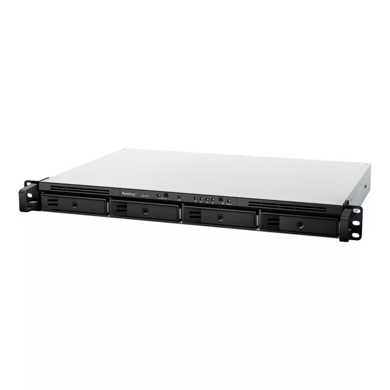 Synology RackStation RS422+ NAS/Storage Server Rack (1U) Ryzen Embedded R1600 2 GB DDR4 DSM čierny