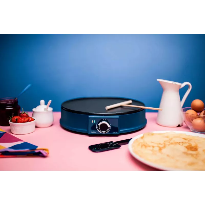 Prístroj na palacinky JATA JECR1000 1200 W čierna modrá 30 cm