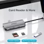 USB-C Hub Unitek D1122A01 s 2x HDMI 4K a 100W Power Delivery
