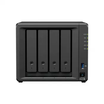 NAS storage server SYNOLOGY DS425+ — 4-Bay, Intel Celeron J4125 2,0–2,7 GHz, 2 GB DDR4, 0 TB, 2,5GbE, 2 M.2 sloty