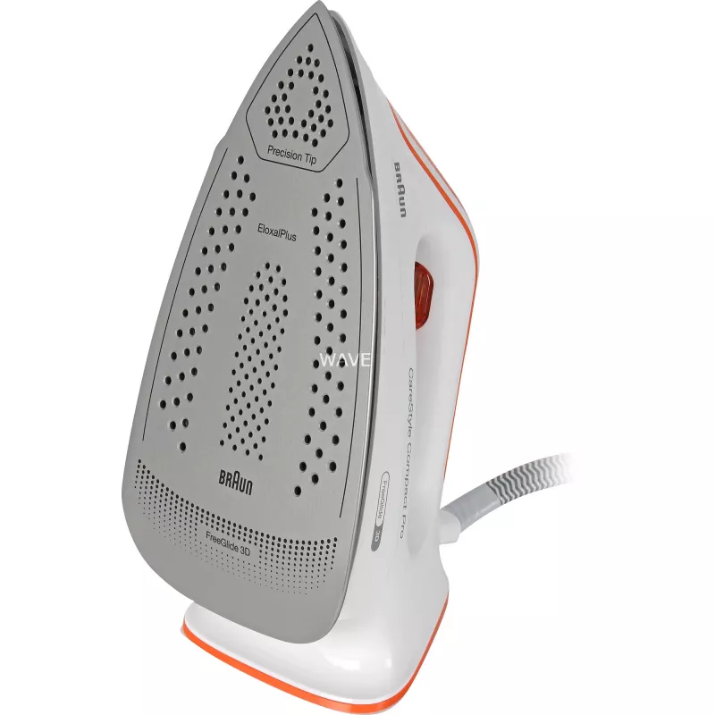 Braun CareStyle Compact Pro IS2561WH 2400 W 1,5 L EloxalPlus žehliaca plocha oranžová, biela
