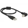 USB kábel DeLOCK 0,5 m USB 2.0-A USB 2.0-B čierny