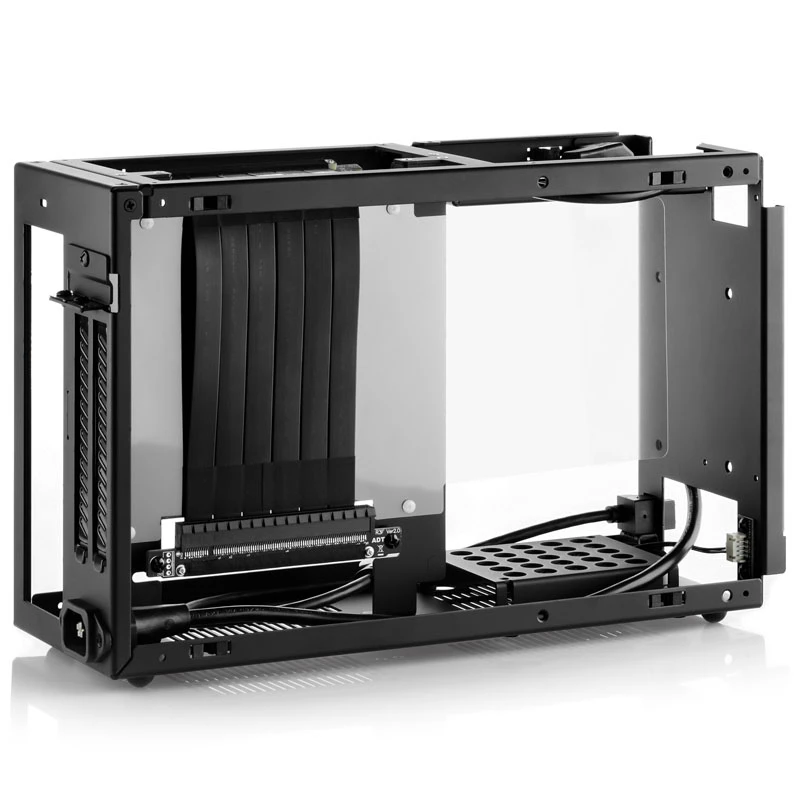 DAN Cases A4-SFX V4.1 - strieborná + Alpenföhn čierna Ridge - 120 mm