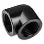Alphacool Eiszapfen 17588 20 mm 90° adaptér v tvare L G1/4 vnútorný závit na G1/4 vnútorný závit, čierny