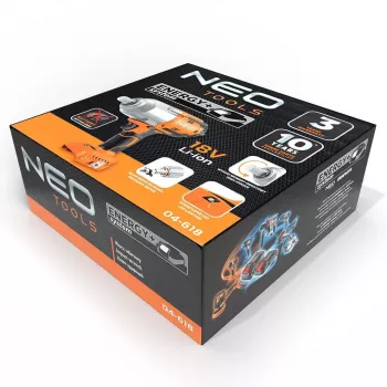 NEO tools 04-618 akumulátorový skrutkovač/rázový uťahovač