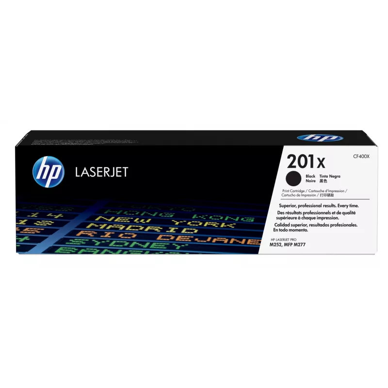 HP 201X High Yield čierna originálna LaserJet tonerová kazeta, 2800 strán, čierna, 1 ks